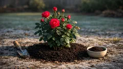Should you bury kitchen scraps under rose bushes in winter? Here’s what really happens