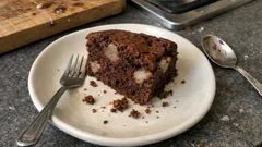 Moist Chocolate Pear Yogurt Cake—A Simple 9-Inch Bake for Dessert or Coffee