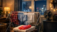 The hot water bottle trick to dry laundry faster indoors this winter