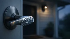 Why people wrap aluminum foil on door handles at night and what it really does