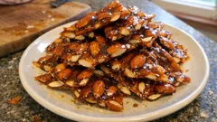 Croccante di Mandorle: Italian Almond Brittle With Just 2 Ingredients