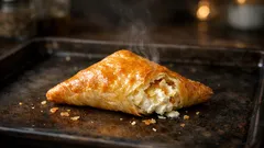 Easy apple and quark puff pastry turnovers you can bake in 20 minutes