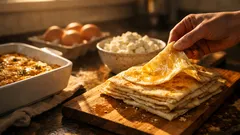 Quick lavash gibanica for busy mornings