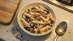 Creamy Radicchio and Walnut Penne—A Weeknight Pasta That Tastes Restaurant-Worthy