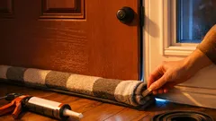 How to stop cold drafts fast with simple DIY weatherstripping