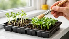 How to stop leggy seedlings with a 10-second daily touch trick
