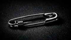 Why the bottom of a safety pin is round and why it matters