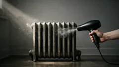 The hair dryer radiator cleaning trick that makes rooms warm up faster