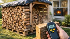 How to store firewood so it burns hotter and cleaner all winter