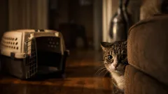 How to calm a scared cat: signs of fear and what to do next