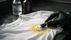 How to remove yellow underarm stains from white shirts without bleach